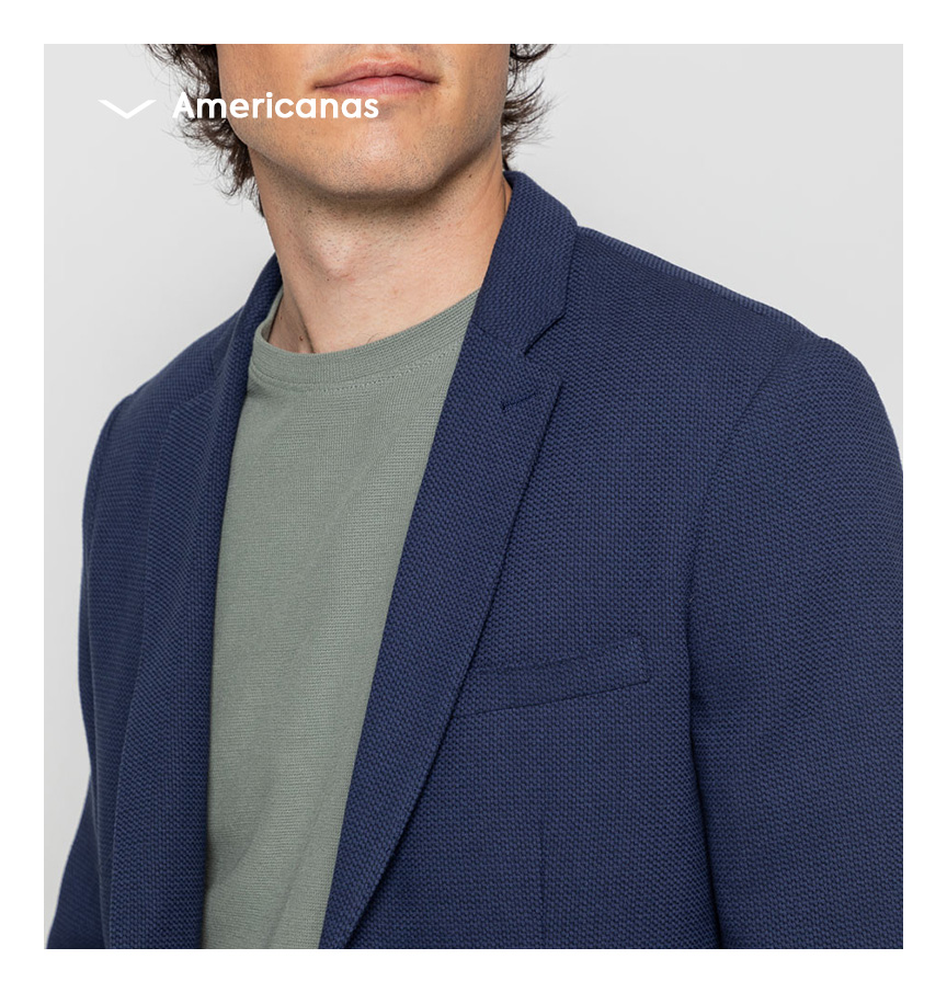 americana casual para hombre 